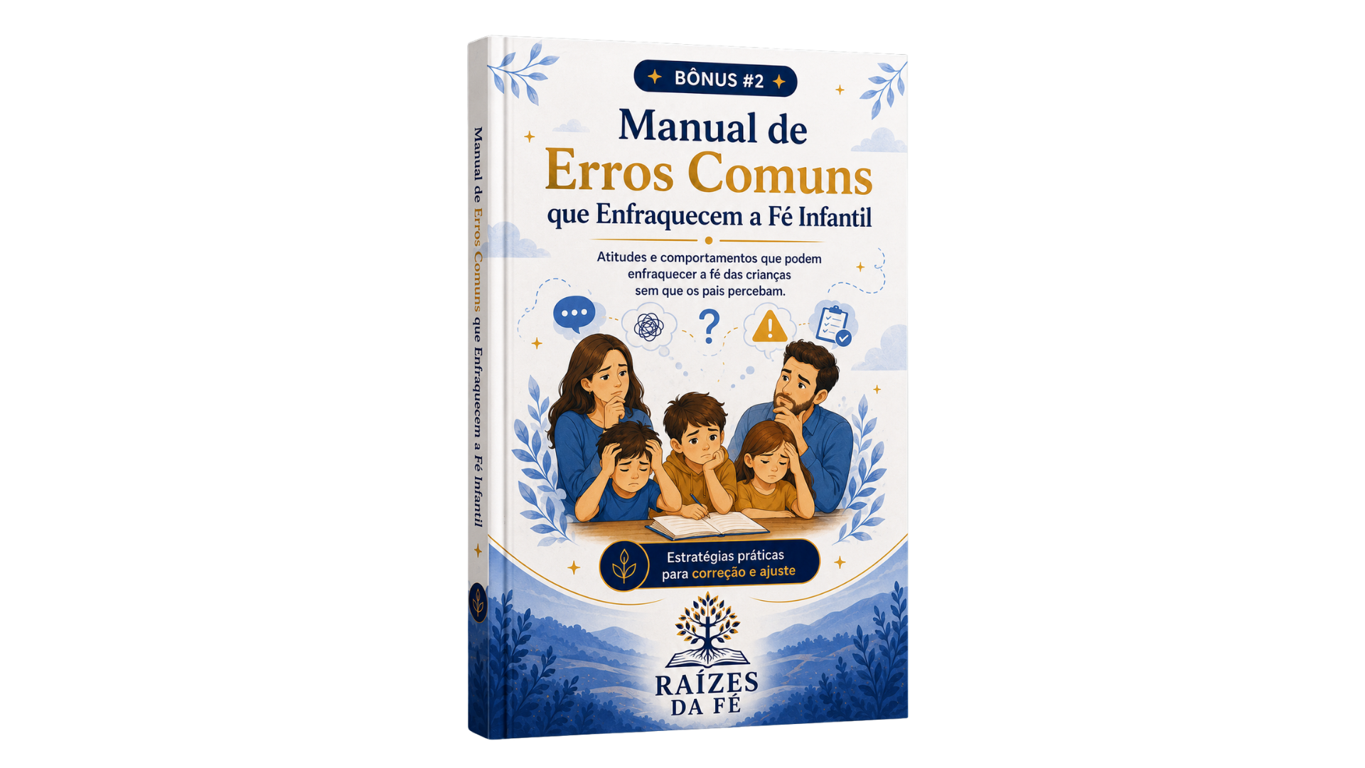 Capa do Manual de Erros Comuns que Enfraquecem a Fé Infantil